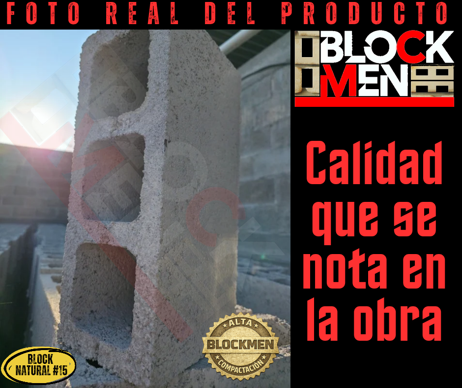 Block 15x20x40 3 Hoyos