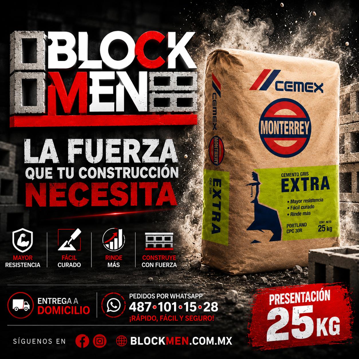 CEMENTO MONTERREY 25KG