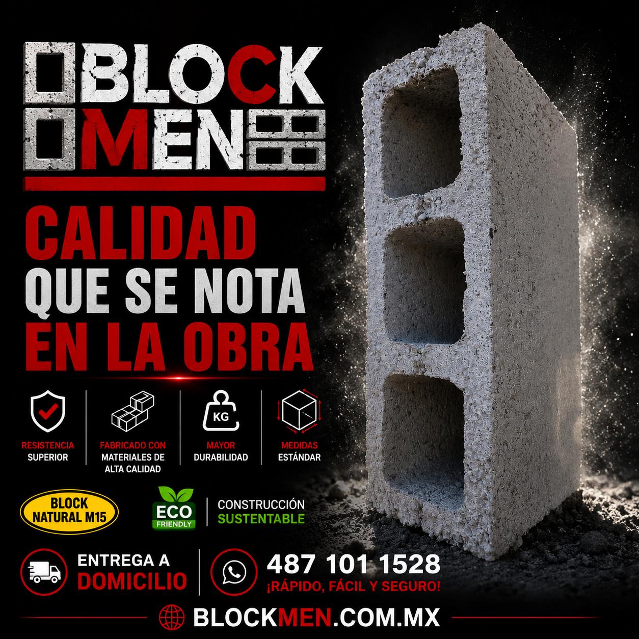 Block 15x20x40 3 Hoyos