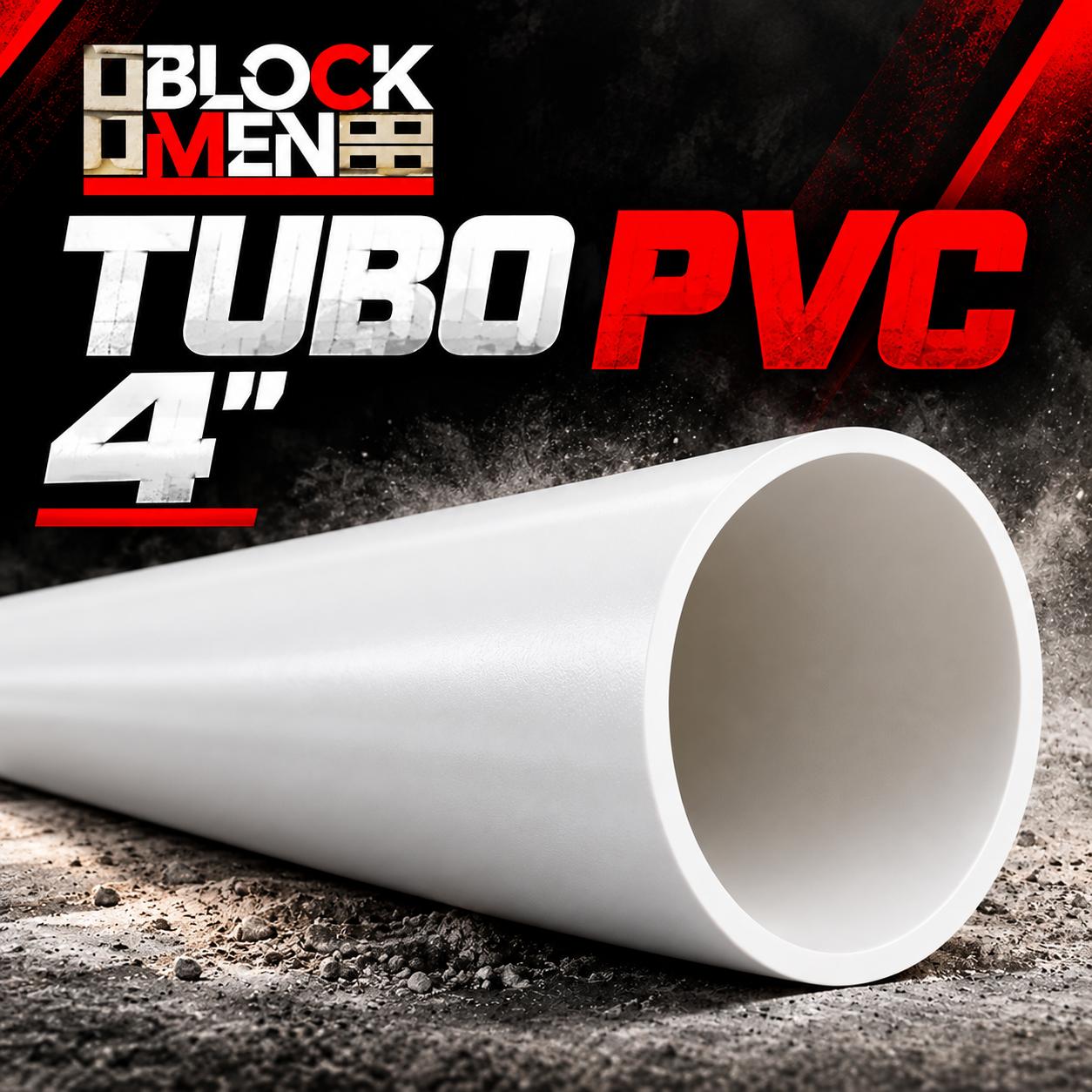 Tubo pvc 4" 